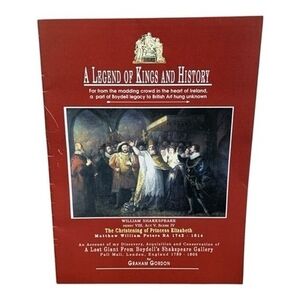 Shakespeare Henry 8th Christening Princess Elizabeth Boydell Gordon Book
